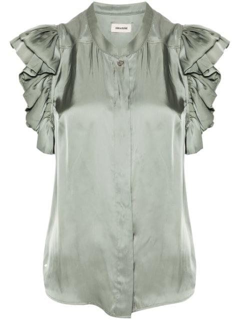 Tiza ruched-detailed shirt by ZADIG&VOLTAIRE