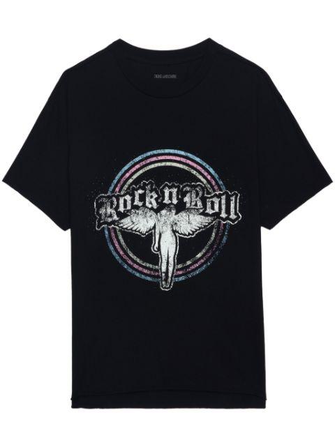 Tommer Strass T-shirt by ZADIG&VOLTAIRE