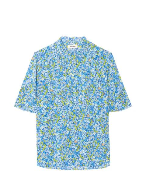 Topher floral-print blouse by ZADIG&VOLTAIRE