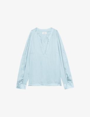 Torny V-Neck Satin Blouse by ZADIG&VOLTAIRE