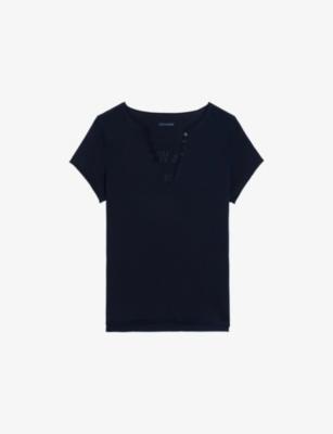 Tunisien Henley Graphic-Print Cotton T-Shirt by ZADIG&VOLTAIRE