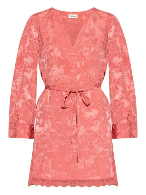 V-neck printed dress by ZADIG&VOLTAIRE