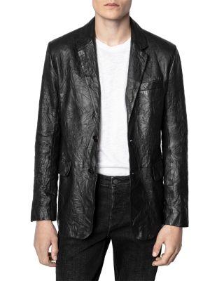 Valfried Crinkle Leather Jacket by ZADIG&VOLTAIRE