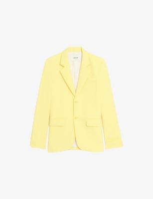 Vanille Single-Breasted Woven Blazer by ZADIG&VOLTAIRE