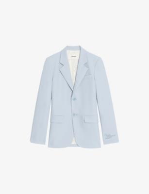 Vanille Single-Breasted Woven Blazer by ZADIG&VOLTAIRE