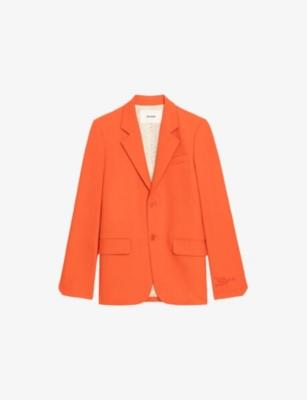 Vanille Single-Breasted Woven Blazer by ZADIG&VOLTAIRE