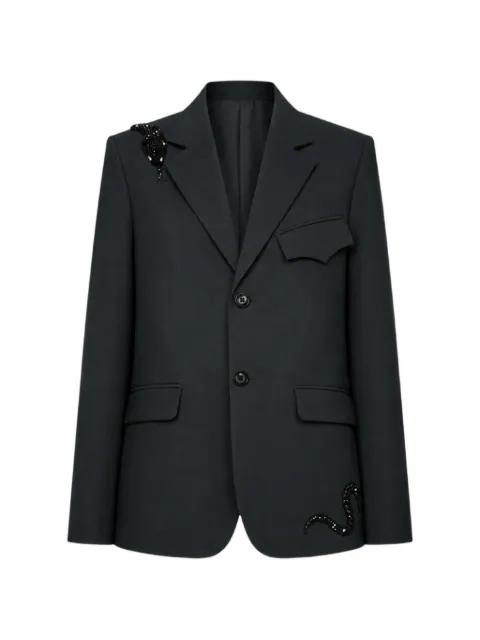 Vanille crystal-embellished single-breasted blazer by ZADIG&VOLTAIRE