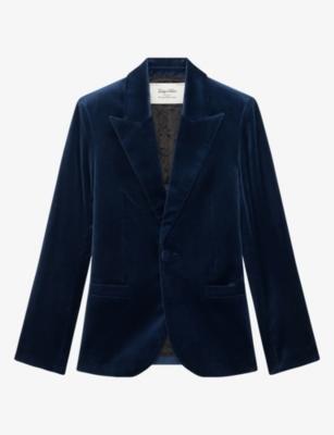 Vavy Single-Breasted Velvet Blazer by ZADIG&VOLTAIRE