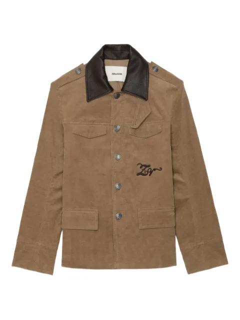 Veram corduroy embroidered jacket by ZADIG&VOLTAIRE