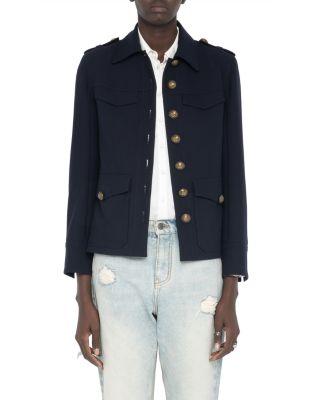 Veraman Button Front Blazer by ZADIG&VOLTAIRE