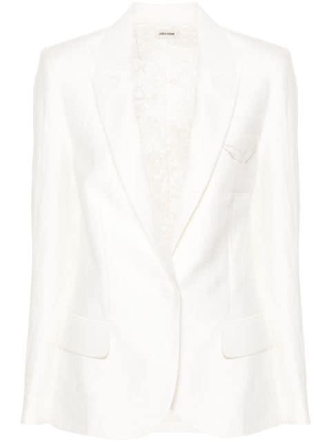 Vow single-breasted crinkled blazer by ZADIG&VOLTAIRE