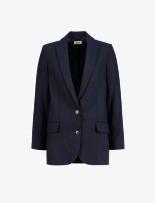 Voyage single-breasted woven jacket by ZADIG&VOLTAIRE