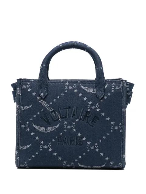 XS Angel star-print denim tote bag by ZADIG&VOLTAIRE