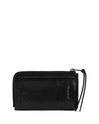 ZV Studded Vintage Patent Leather Card Holder by ZADIG&VOLTAIRE