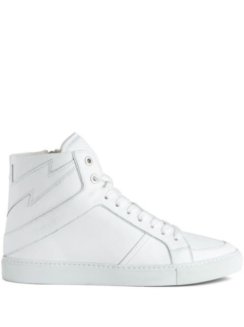 ZV1747 leather high-top sneakers by ZADIG&VOLTAIRE