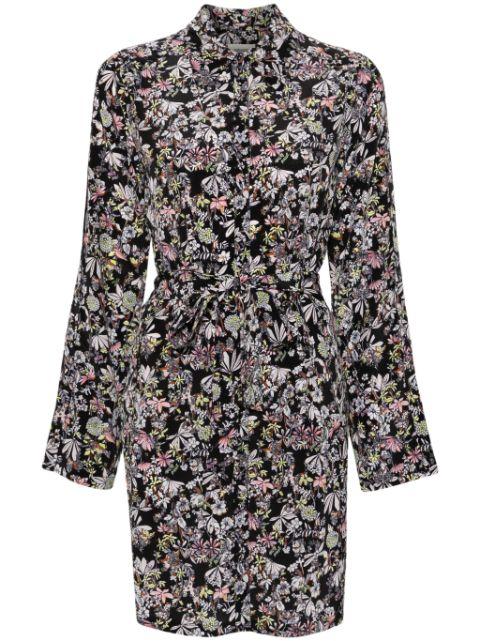botanical-print silk shirtdress by ZADIG&VOLTAIRE