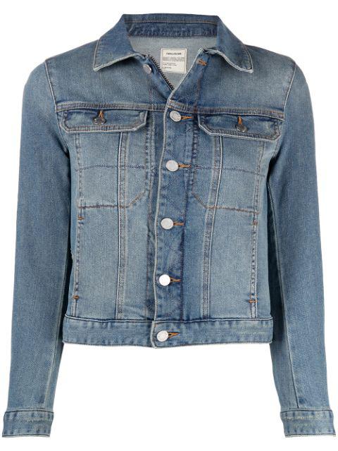 button-front denim jacket by ZADIG&VOLTAIRE