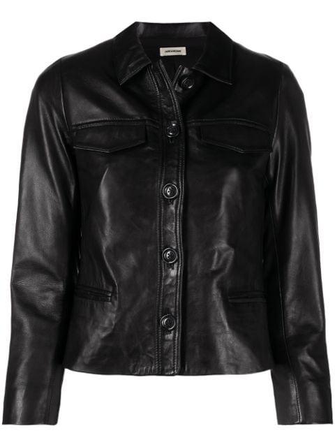 button-front jacket by ZADIG&VOLTAIRE