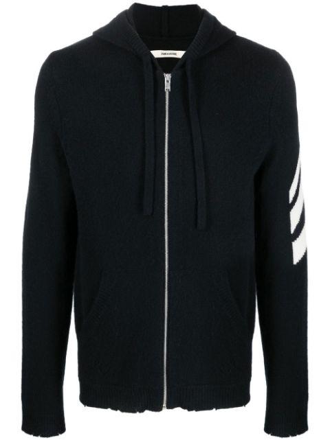 cashmere zip-up hoodie by ZADIG&VOLTAIRE