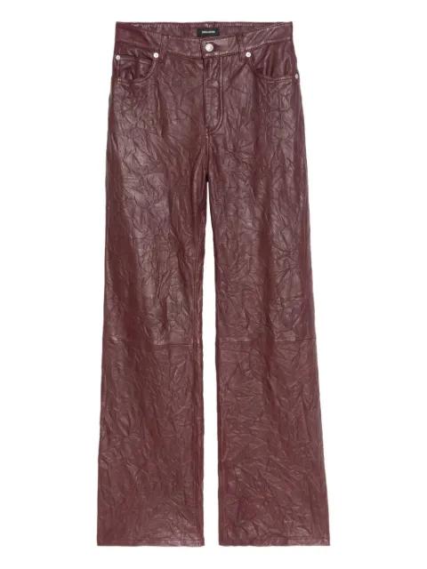 crumpled leather trousers by ZADIG&VOLTAIRE