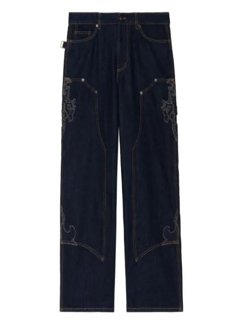 embroidered-details wide-leg jeans by ZADIG&VOLTAIRE