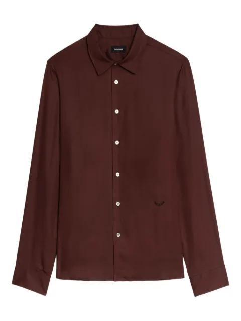 embroidered long-sleeve shirt by ZADIG&VOLTAIRE