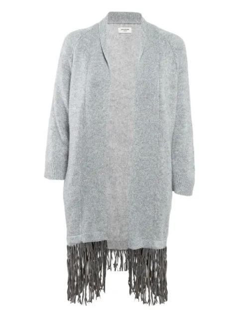 fringe-detail cashmere cardigan by ZADIG&VOLTAIRE