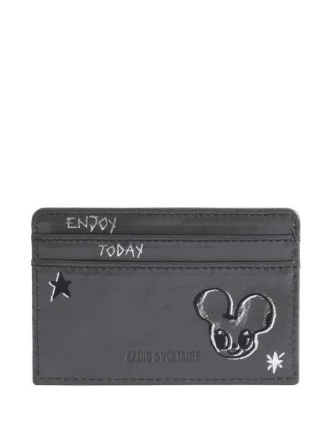 graphic-print cardholder by ZADIG&VOLTAIRE