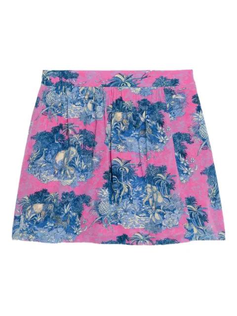 graphic-print midi skirt by ZADIG&VOLTAIRE