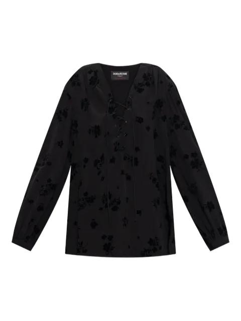 lace-up blouse by ZADIG&VOLTAIRE
