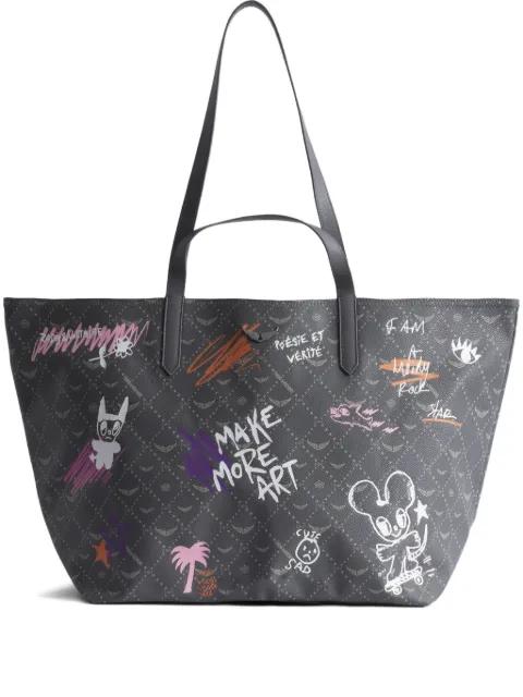 large Z Shopper monogram tote bag by ZADIG&VOLTAIRE