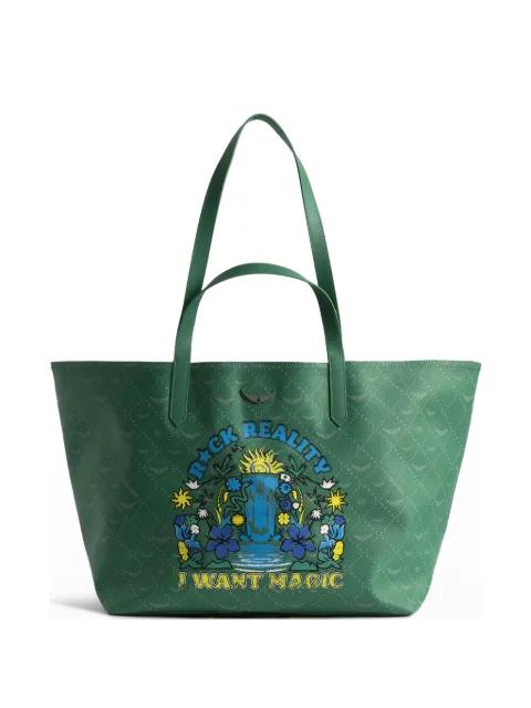 large monogram tote bag by ZADIG&VOLTAIRE