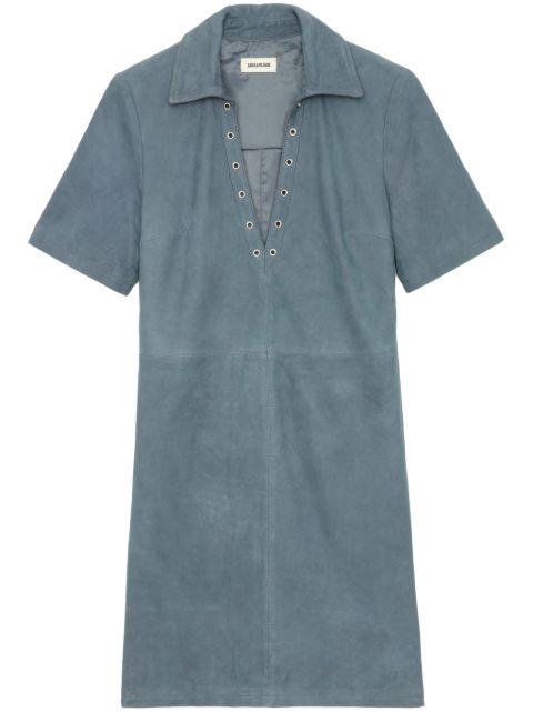 leather mini dress by ZADIG&VOLTAIRE