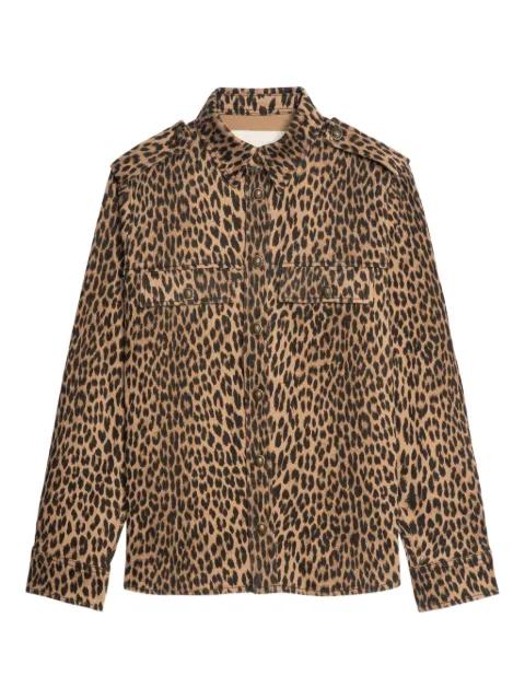 leopard-print button-fastening shirt by ZADIG&VOLTAIRE