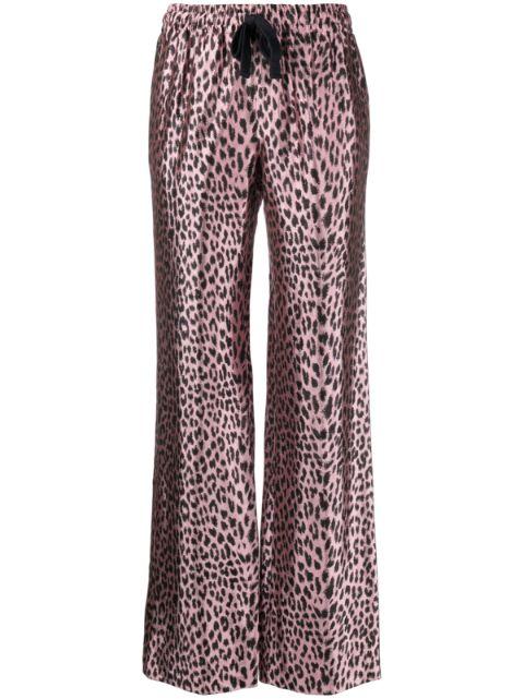 leopard-print satin trousers by ZADIG&VOLTAIRE