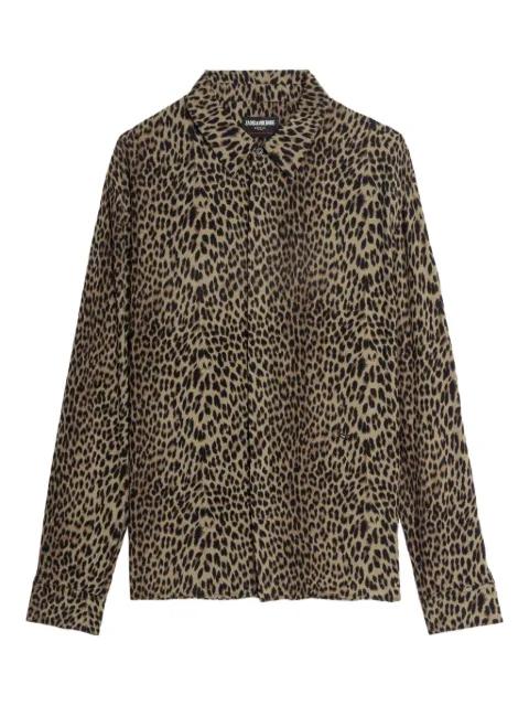 leopard-print shirt by ZADIG&VOLTAIRE