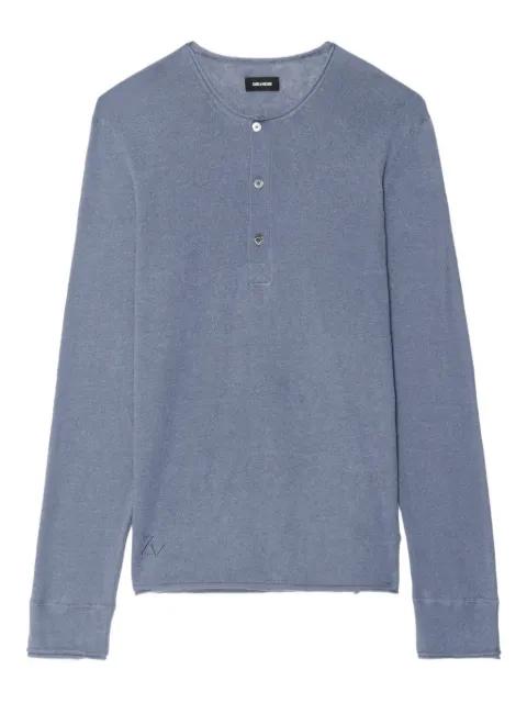 logo-detail long-sleeve sweater by ZADIG&VOLTAIRE
