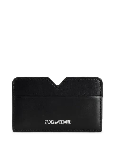 logo-embroidered card holder by ZADIG&VOLTAIRE