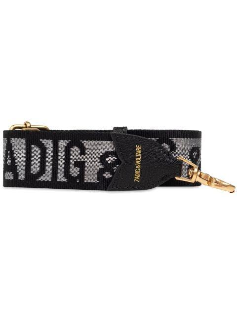 logo-jacquard shoulder strap by ZADIG&VOLTAIRE