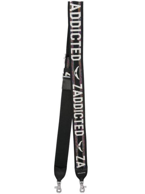 logo-jacquard shoulder strap by ZADIG&VOLTAIRE