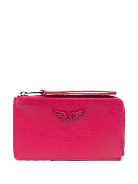 logo-plaque leather wallet by ZADIG&VOLTAIRE