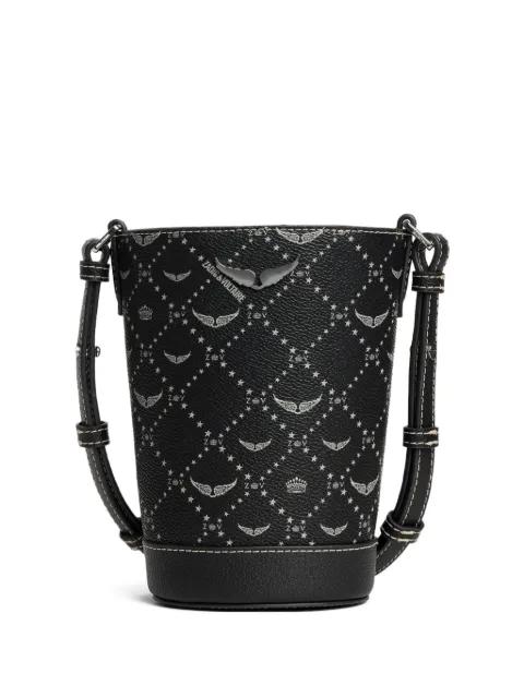 logo-print bucket bag by ZADIG&VOLTAIRE