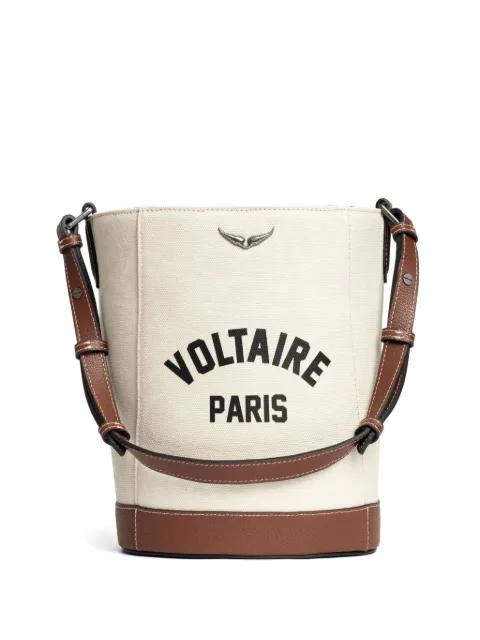 logo-print bucket bag by ZADIG&VOLTAIRE