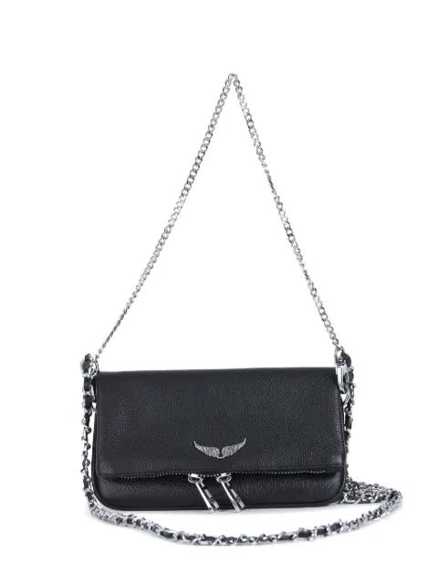 mini Rock leather clutch bag by ZADIG&VOLTAIRE