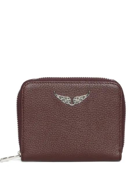 mini grained leather wallet by ZADIG&VOLTAIRE