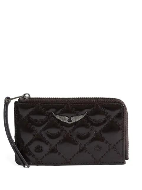 monogram quilted wallet by ZADIG&VOLTAIRE