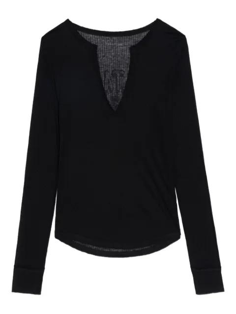 ribbed long-sleeve top by ZADIG&VOLTAIRE