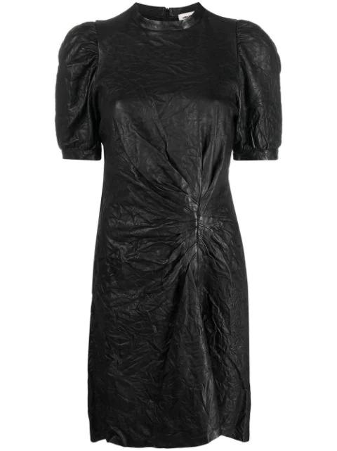 short-sleeved leather dress by ZADIG&VOLTAIRE