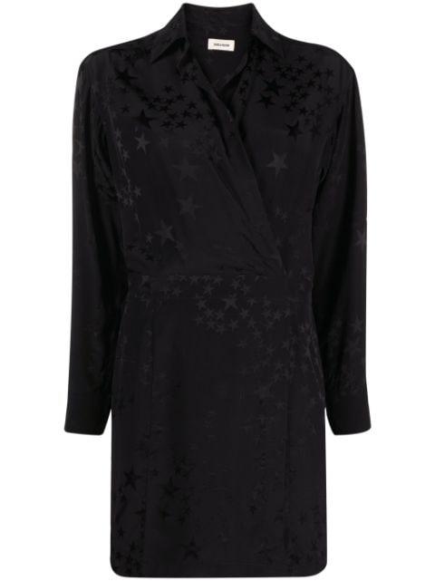 star silk-jacquard minidress by ZADIG&VOLTAIRE