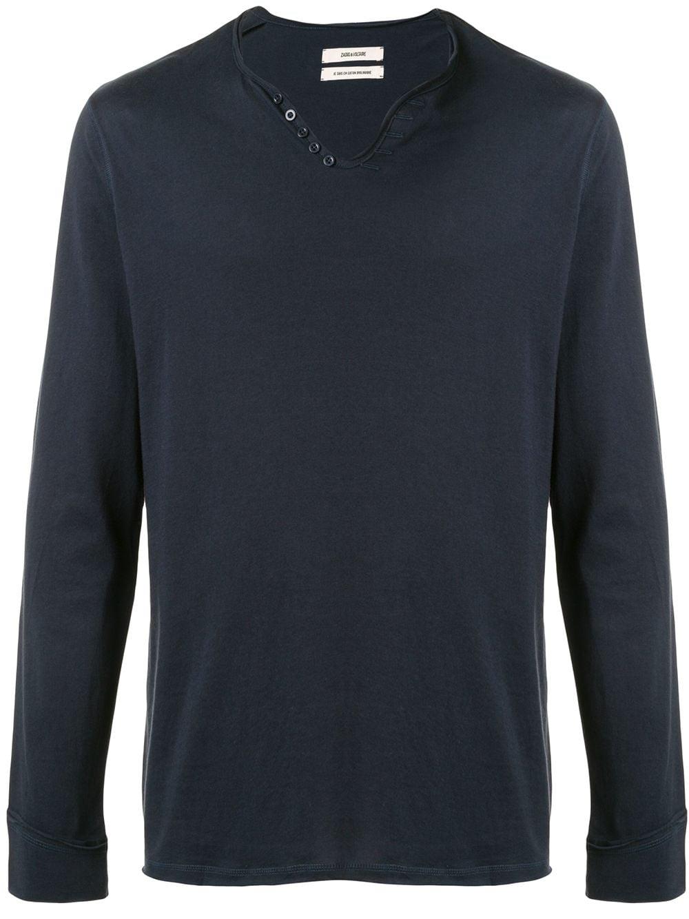 v-neck long-sleeve T-shirt by ZADIG&VOLTAIRE